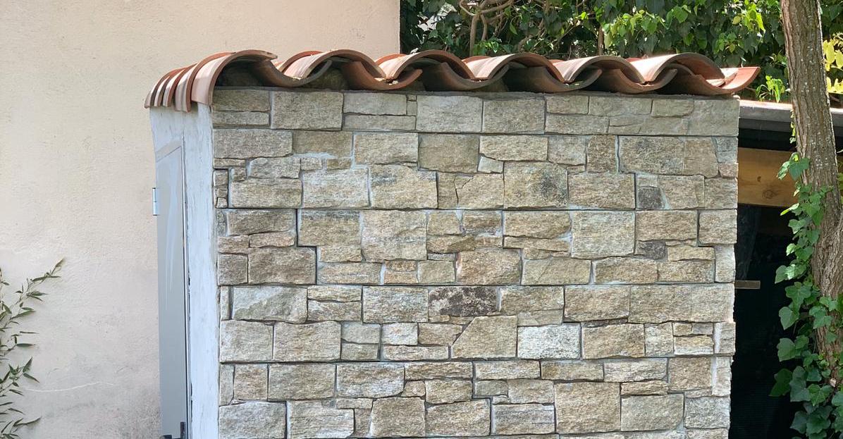 Revêtement extérieur en parement Sésame jaune