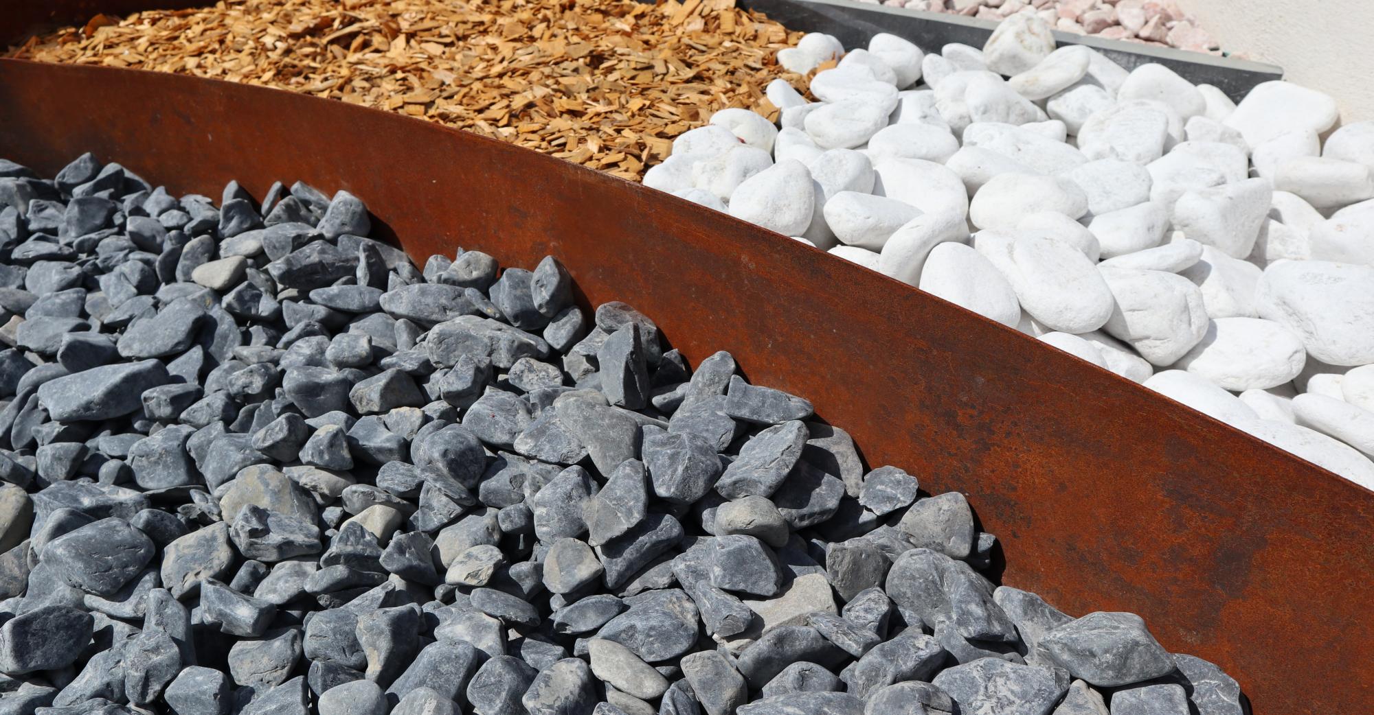 Jardinière en acier corten