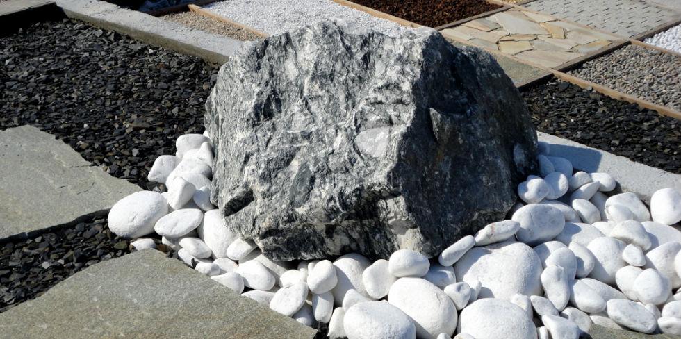 Roche décorative en marbre en vente chez Roches et Galets